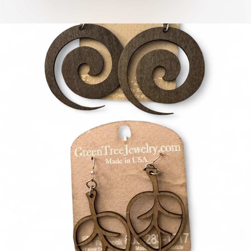 Green tree jewelry Earrings